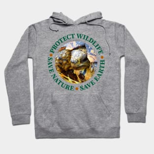 Wildlife Conservation Earth Day Tortoise Hoodie